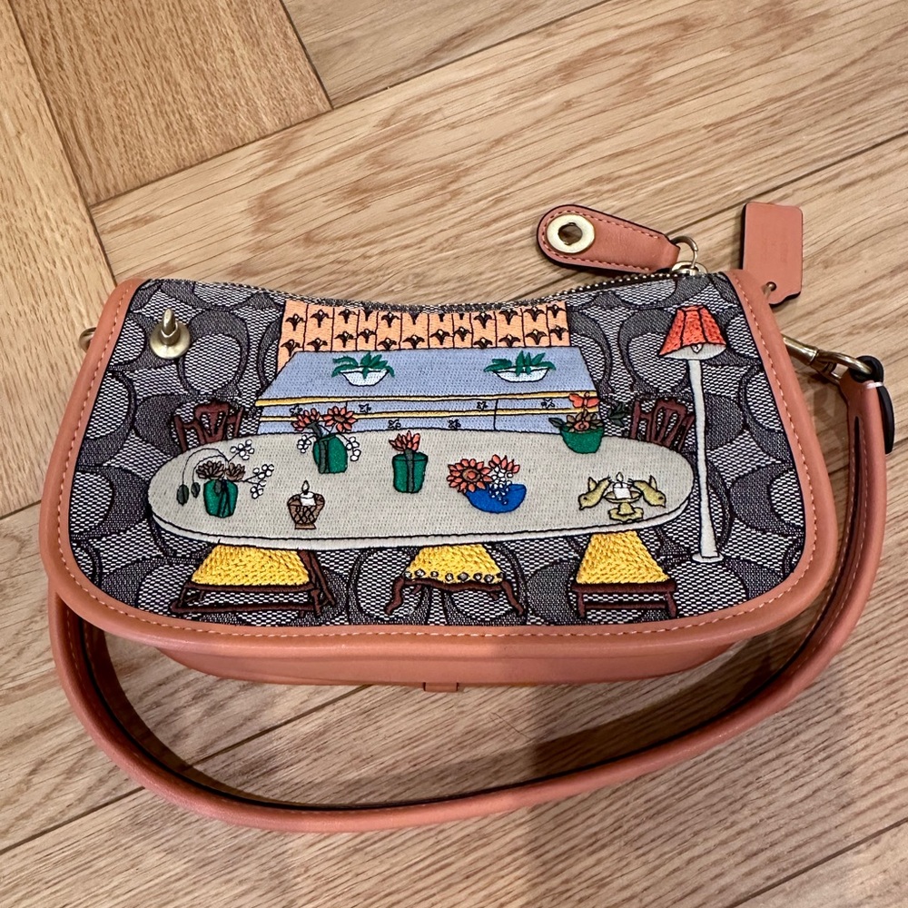 Coach Coach X Observed By Us Swinger 20 in Signature Jacquard